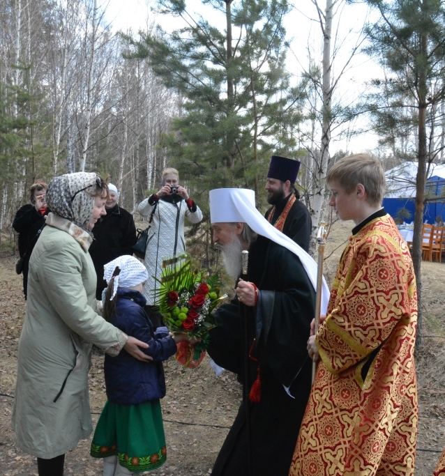 Митрополит Тобольский и Тюменский Димитрий совершил освящение воды в селе Рафайлово