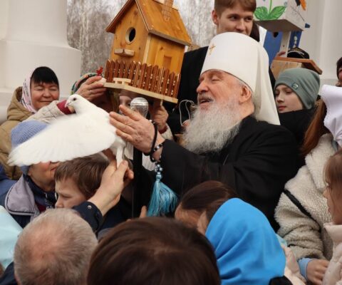 Престольный праздник в Благовещенском соборе